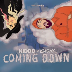 Обложка трека "Coming Down - KIDDO & GASHI"